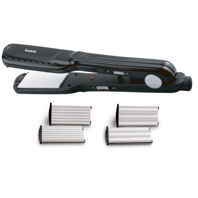 Щипцы для волос (3-в-1) со съемными керамическими пластинами (выпрямление крупное и