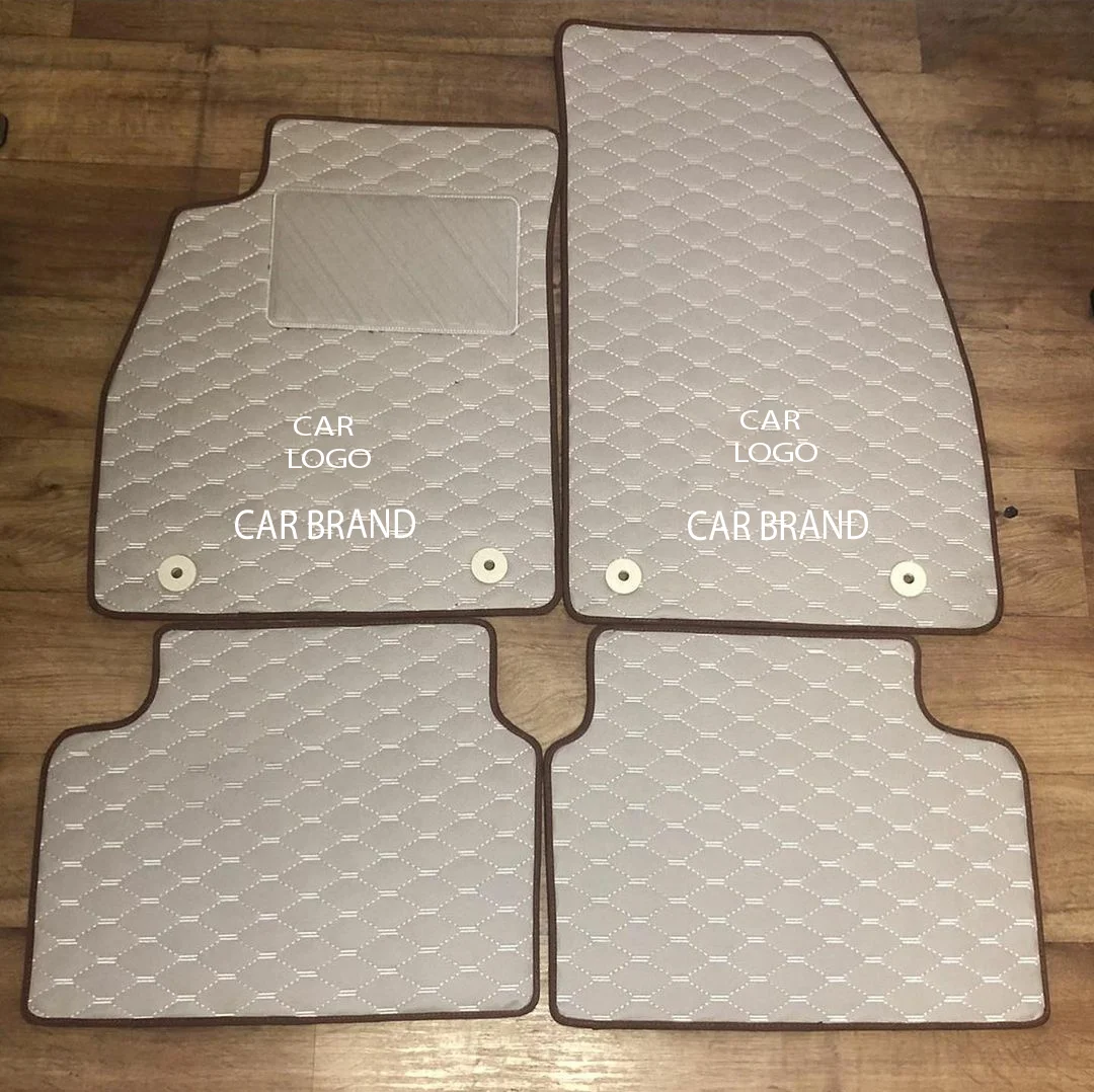 

4 PCS LUXURY Car Floor Mats Carpet For Mercedes A,B,C,E,S,G,R Series - X Class - Actors - Atego - Vito - E190 - W114 and W115