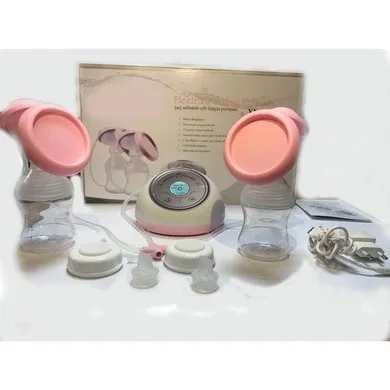 Двойной Электрический молокоотсос светодиодный экран микрокомпьютер зарядка