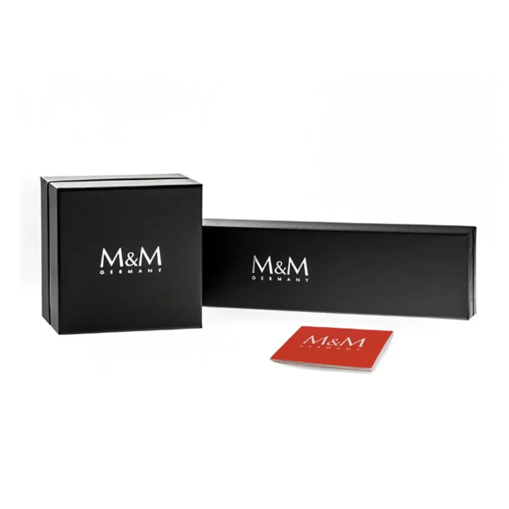 M&ampM Germany |Часы наручные женские кварцевые из нержавеющей стали стальной ремешок