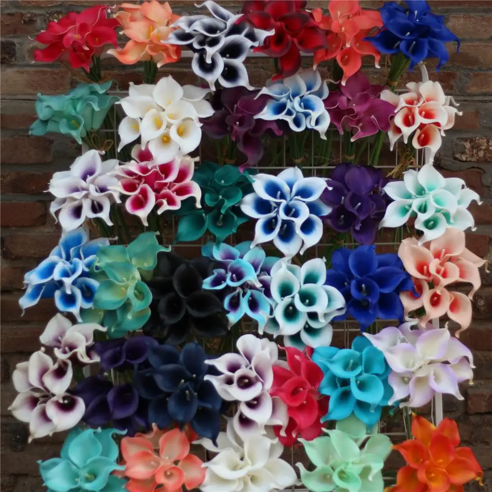 Искусственные цветы лилии на ощупь искусственные для свадьбы | Дом и сад