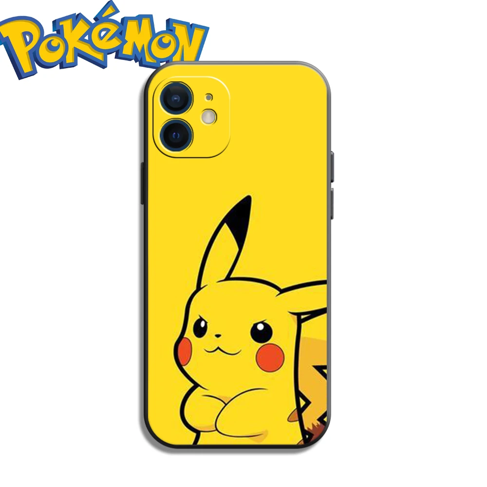 pokemon pikachu anime case for iphone 12 13 pro max mini 11 pro max x xr xs max se2020 8 7 6 6s plus hot silicone phone cover free global shipping
