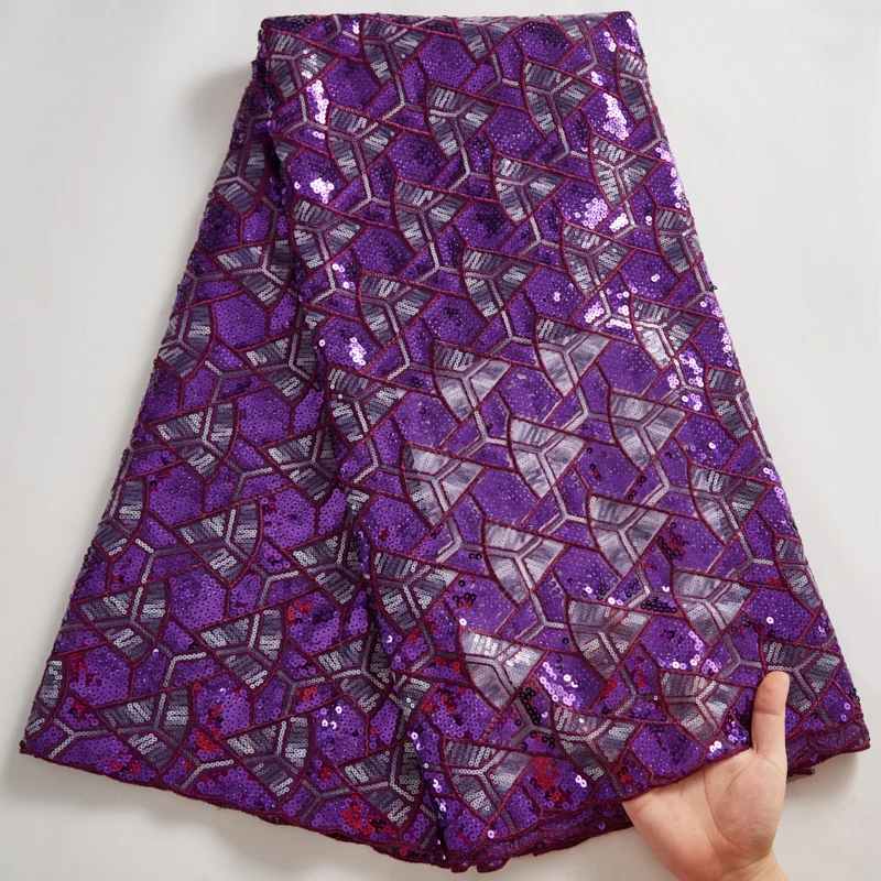 Новейшая африканская кружевная ткань с вышивкой и блестками нигерийская
