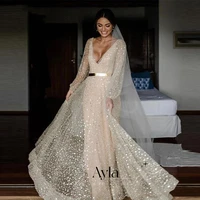 glitter mermaid wedding dresses with beaded cloak sweetheart vestidos de novia gorgeous tulle sweep train bridal gown