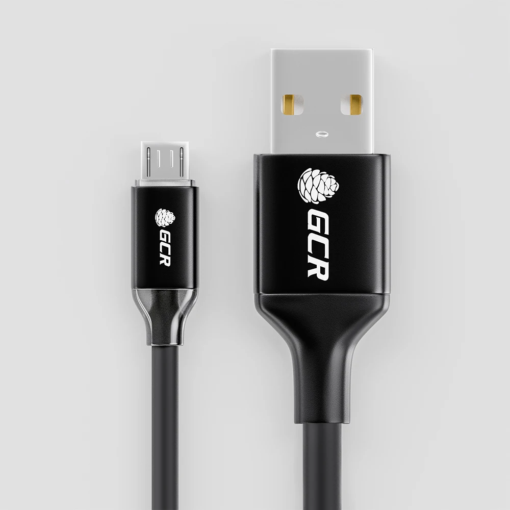 GCR Кабель зарядка Micro USB fast charge LED для Samsung быстрая телефона микро Xiaomi провод на Android