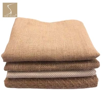 classic jute brown rough sackcloth coarse fabric upholstery natural craft material by the meter