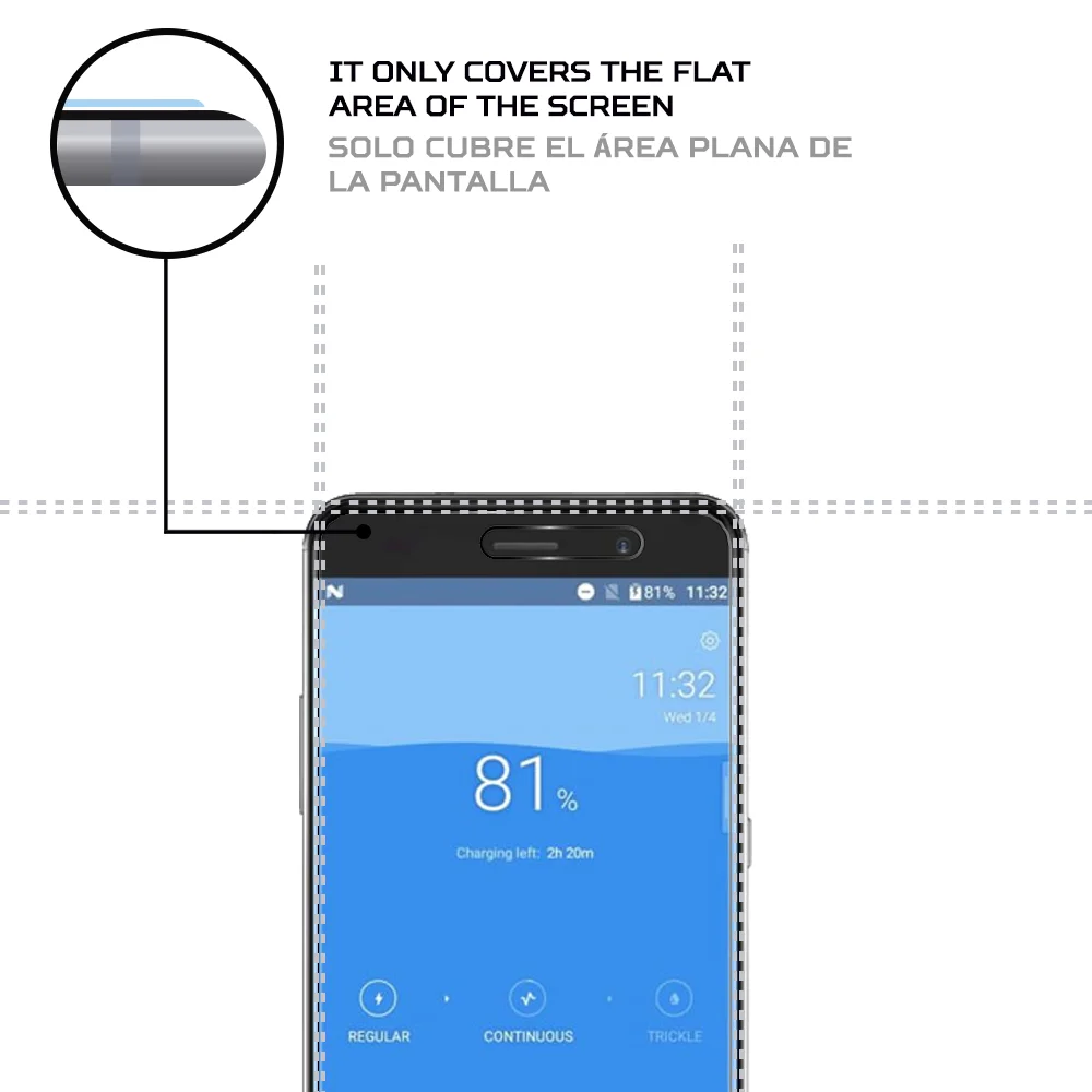 Экран протектор Анти-шок Анти-Царапины анти-ударная пленка для совместим с Innjoo Fire
