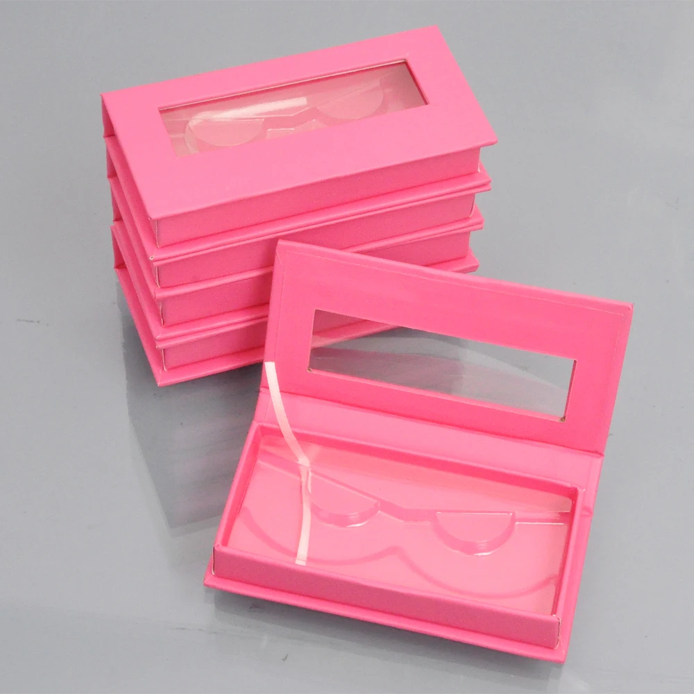 

Wholesale Custom logo lash box alse Eyelash packaging box fake 3D mink lashes boxes faux cils strip Makeup magnetic case Vendors