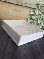 big kraft cake gift boxes 20x20x5cm clear pvc window transparent lid gifts for guest cookie candy wedding packaging box ideas