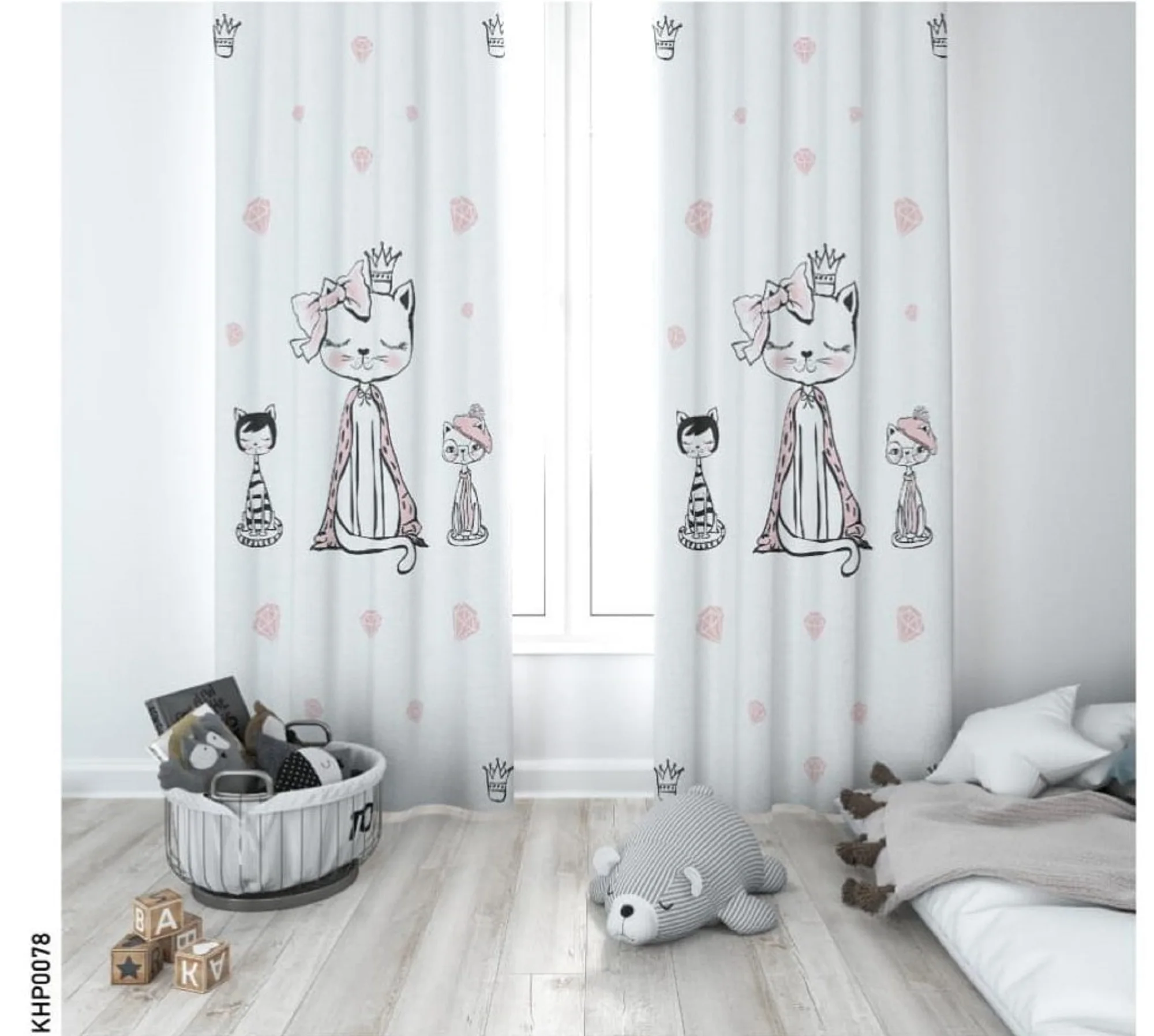 

Blackout Curtains for Bedroom Printed Curtain 140/260cm - 55'' 102'' Girl and Boy Nursery Room Curtains & Window Treatments,