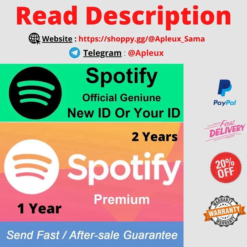 

{Spotify Premium Account Private 1 Year & 2 Years}