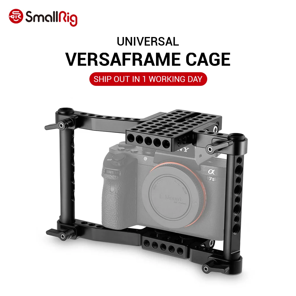 SmallRig DSLR камера клетка для Canon 650D 600D 550D Sony a7 a7II Panasonic GH5 GH4 GH3 GH2 Rig 1630|cages for|cage rigcage for dslr |