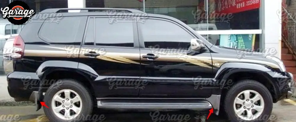 Брызговики на крылья для Land Cruiser Prado 120 2003 2009 АБС пластик 1 комплект/2 шт. украшение