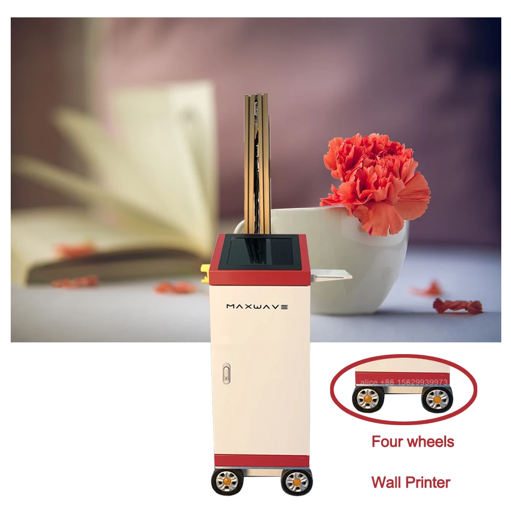 

New 3D Metal Printer By Wheels Hd Quality Large Format Wall Printing High Efficiency Vertical Inkjet