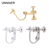 210 pcsunnaier clip on earrings for women%ef%bc%8cearring settings findings for diy jewelry making accessories materials%ef%bc%8ccopper