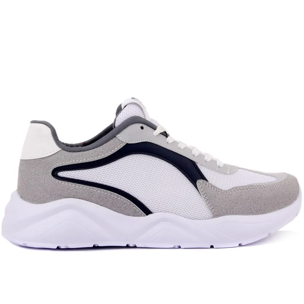 

Pierre Cardin-White, Gray Color Men 'S Sneaker