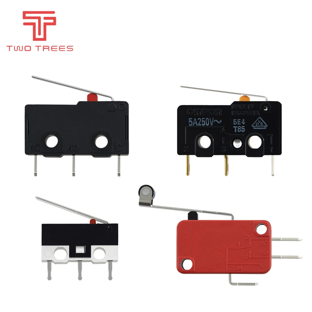 10 шт. концевой микровыключатель три прямые ножки Боковая кнопка мгновенный микро