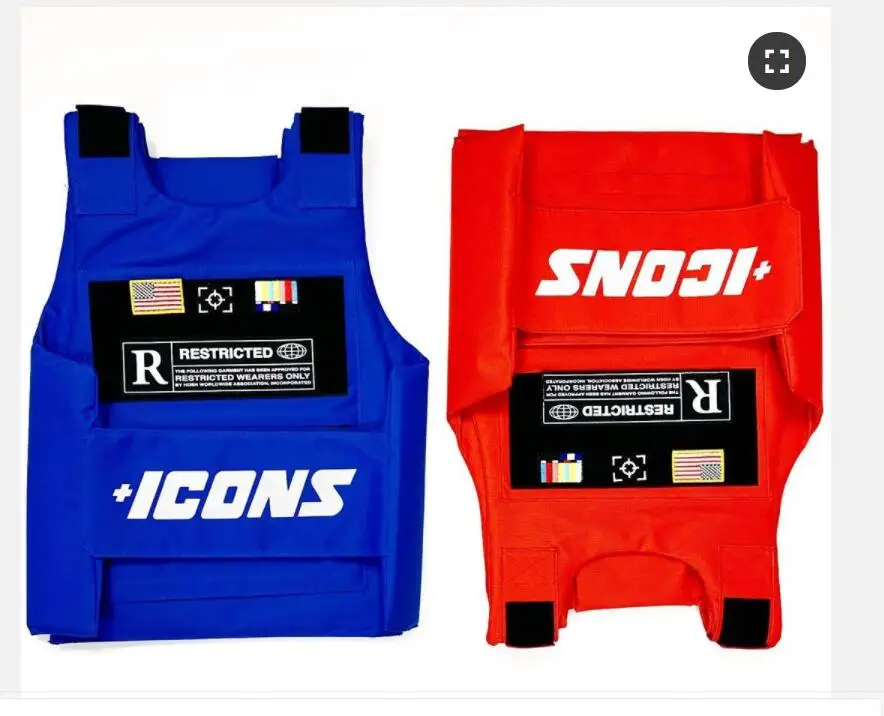 Жилет Icon трендовый жилет CS тактический военный хип хоп рэпер модный верхняя