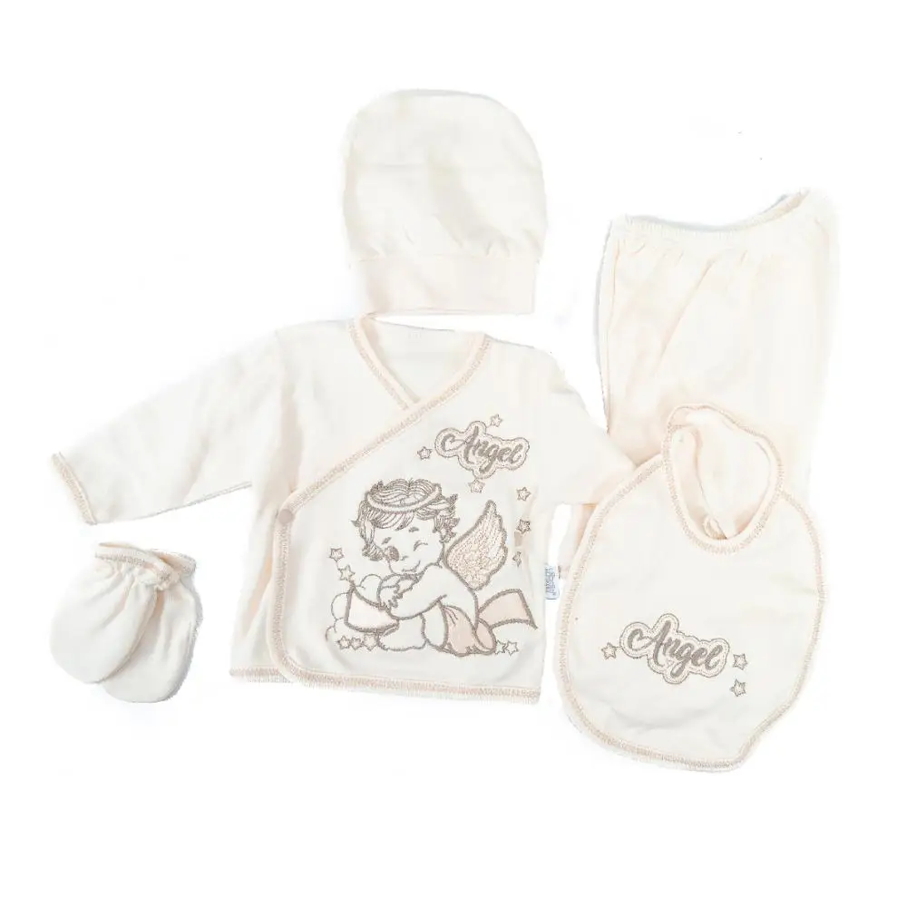 Комплект для маленьких мальчиков и девочек одежда новорожденных 0 3 месяцев 5