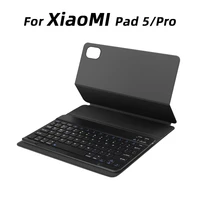 magnetic keyboard case for xiaomi pad 5 pro bluetooth wireless keyboard portuguese spanish mipad 5 tablet pencil holder case