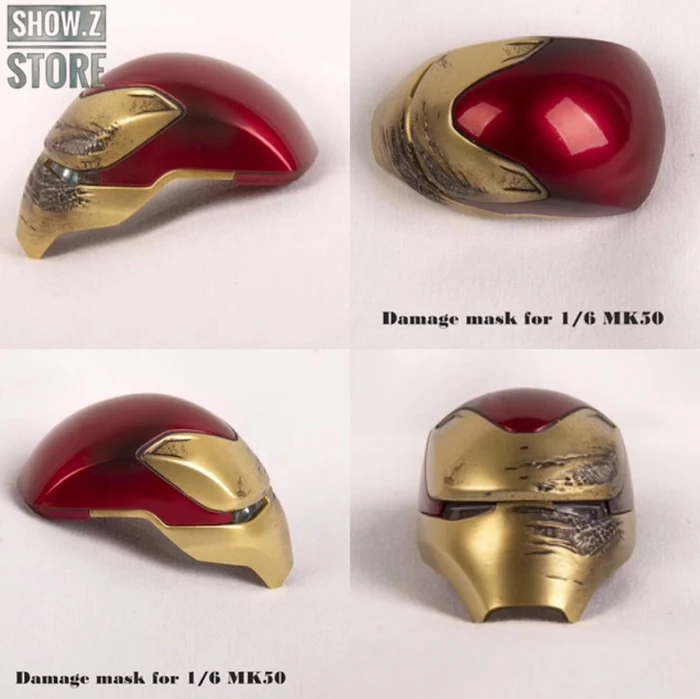 [Show.Z Store] игрушки Master 1/6 поврежденная маска Mark50 MK50 для горячих игрушек HT Iron Man Mark 50 MK