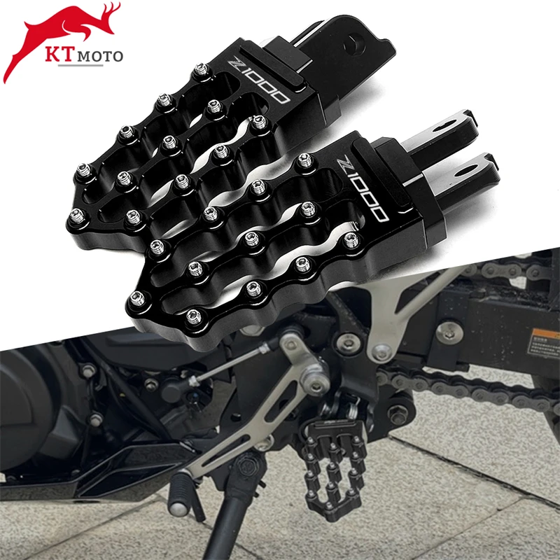 

For Kawasaki Z 1000 Z1000 Z1000 R 2010-2022 2021 Motorcycle Latest high quality Front Foot Pegs Rests Rider Footrests