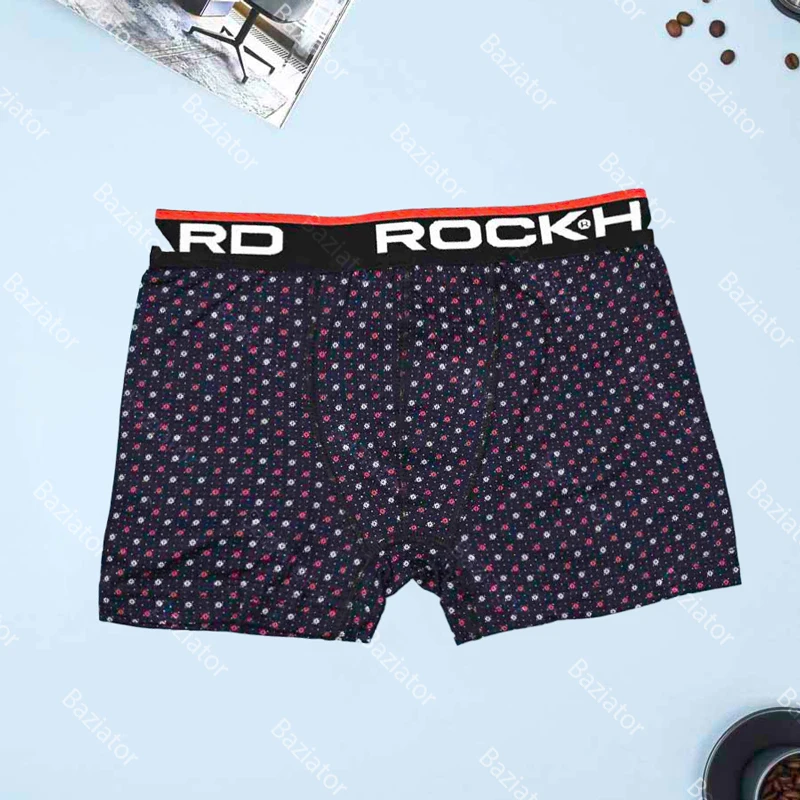 Трусы мужские боксеры хлопок разноцветные с принтом Rockhard Modal комфортное нижнее