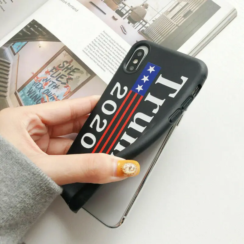 Чехол для телефона Дональд Трамп 2020 подходит iPhone 6s 6Plus 7 8 Plus X чехол 11 | Мобильные
