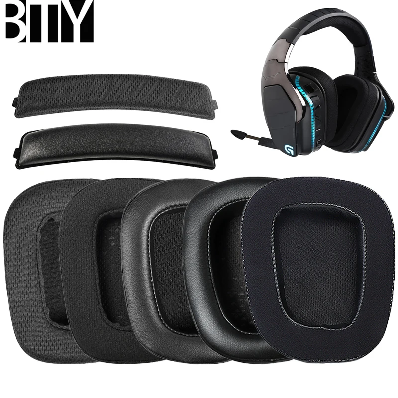 

Headphones Ear Pads Cushions Replacement Earpad For Logitech G633 G633S G933 G933s G533 Headset Mesh Leather Earmuffs