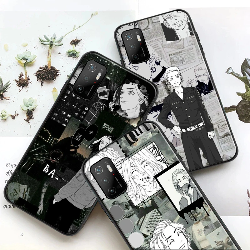 

Japan Anime Tokyo Revengers Silicone Phone Case For Xiaomi POCO F3 GT X3 Pro X3 GT M3 M3 Pro X3 X3 NFC Soft Back Covers
