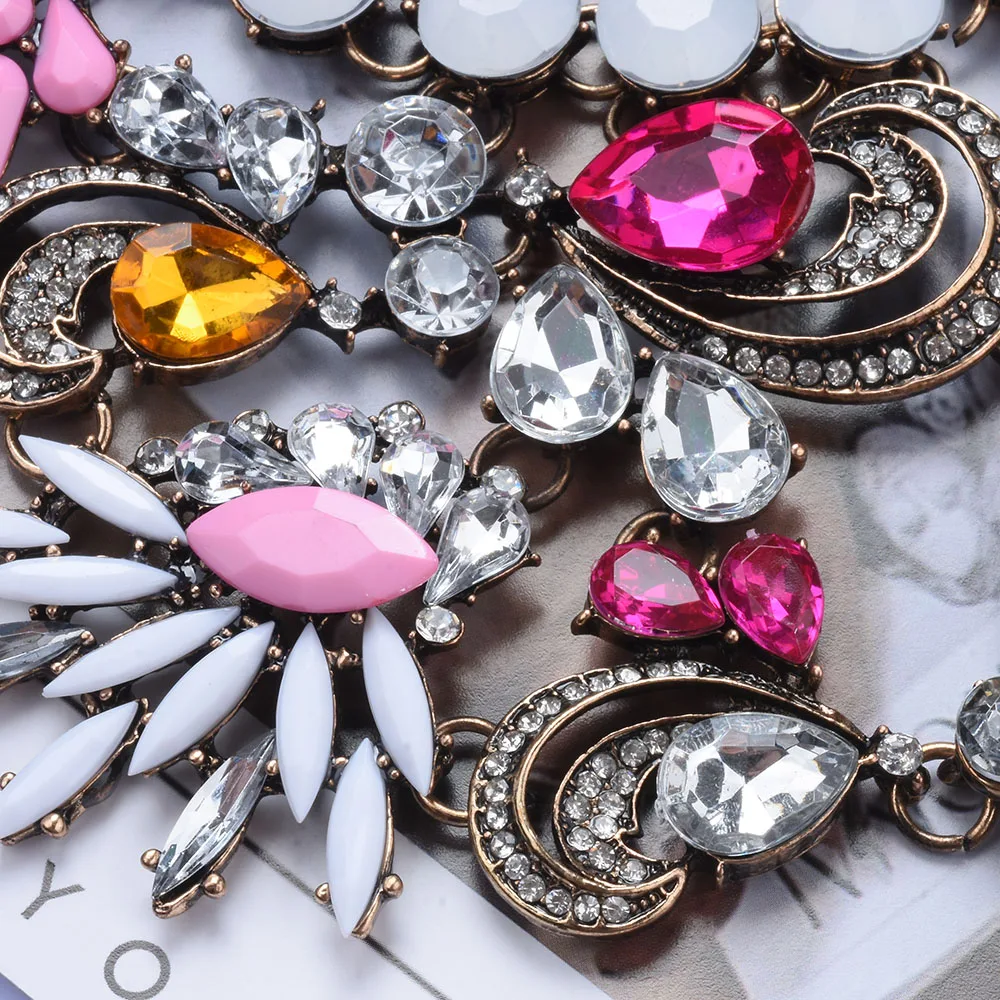 2024 модный большой ошейник массивное ожерелье-чокер женское свадебное акриловое