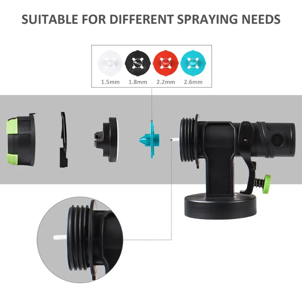 Pаспылитель краски 700 Вт электрический краскопульт высокомощные пистолет