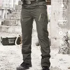 Брюки-карго мужские тактические, эластичные штаны в стиле милитари, с несколькими карманами, облегающие брюки-карго, 5XL