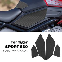 motorcycle fuel tank pads for tiger sport 660 accessories sport660 2022 for tiger660 parts anti slip side grip knee tankpad