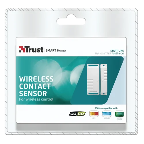 Интеллектуальный датчик контактный TRUST 71018 AMST-606 беспроводной | Электроника