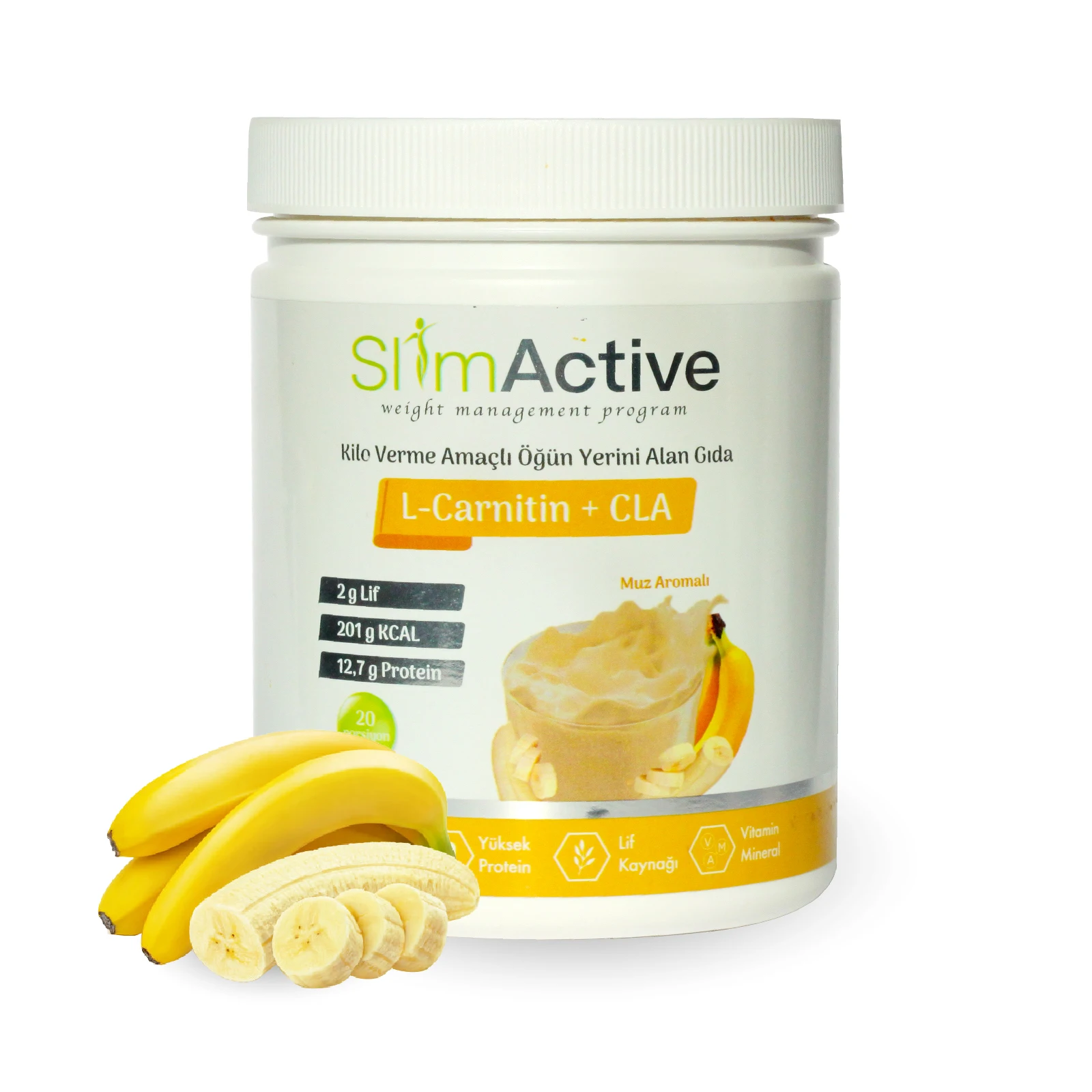 Формула Slim Active 3 предмета вместе клубничный шоколад банан (шейкер в подарок)