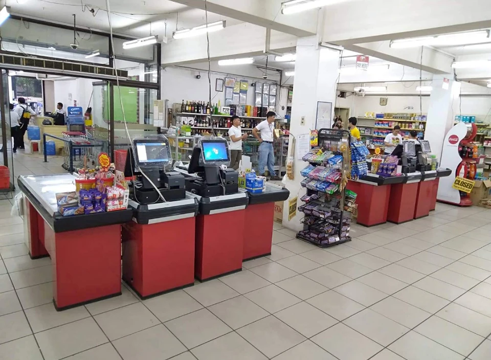 Pos система с сенсорным экраном 15 дюймов Windows Pos терминал все в одном с ресторанным программным обеспечением Ram 4G+ SSD 64G