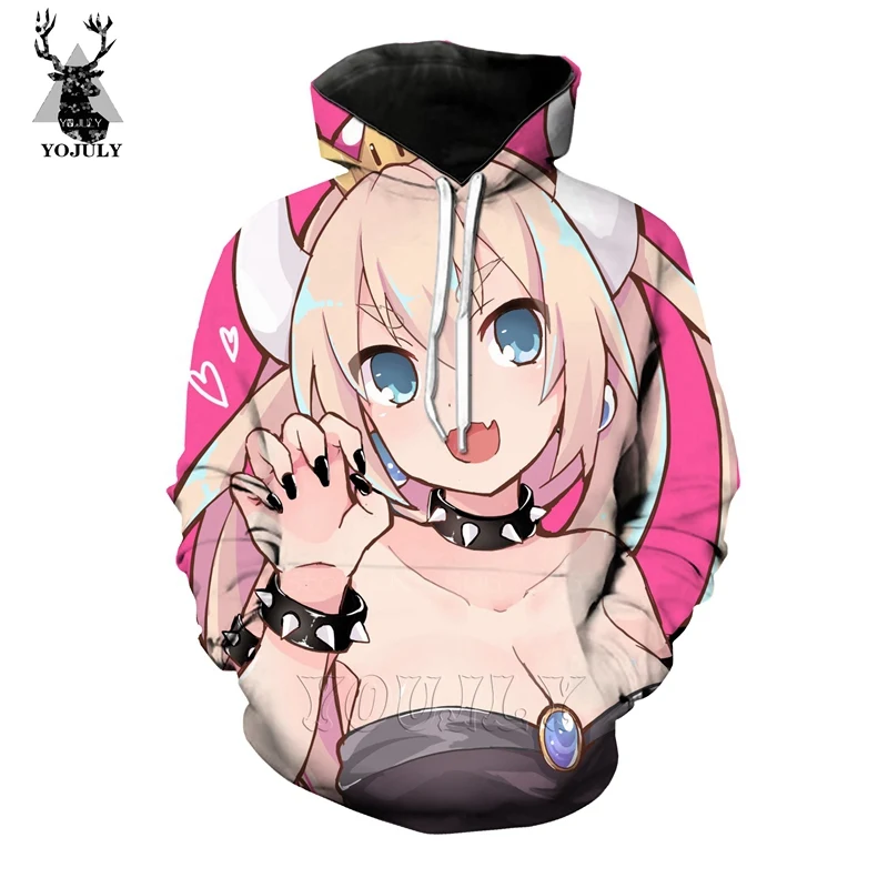 Ahegao, толстовки, Модная белая мужская Толстовка, 3d принт, аниме, сексуальный лоли, толстовка в стиле хип-хоп, с круглым вырезом, уличная одежда, топы, странные вещи - Цвет: 12