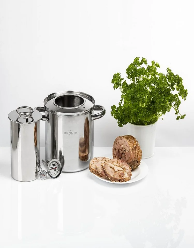 Vetchinnitsa 1 5 kg. in the set &quotwater bath" 313016 vetchinnitsa with pots for ham maker Home Sausage kitchen tools gadgets and accessories |
