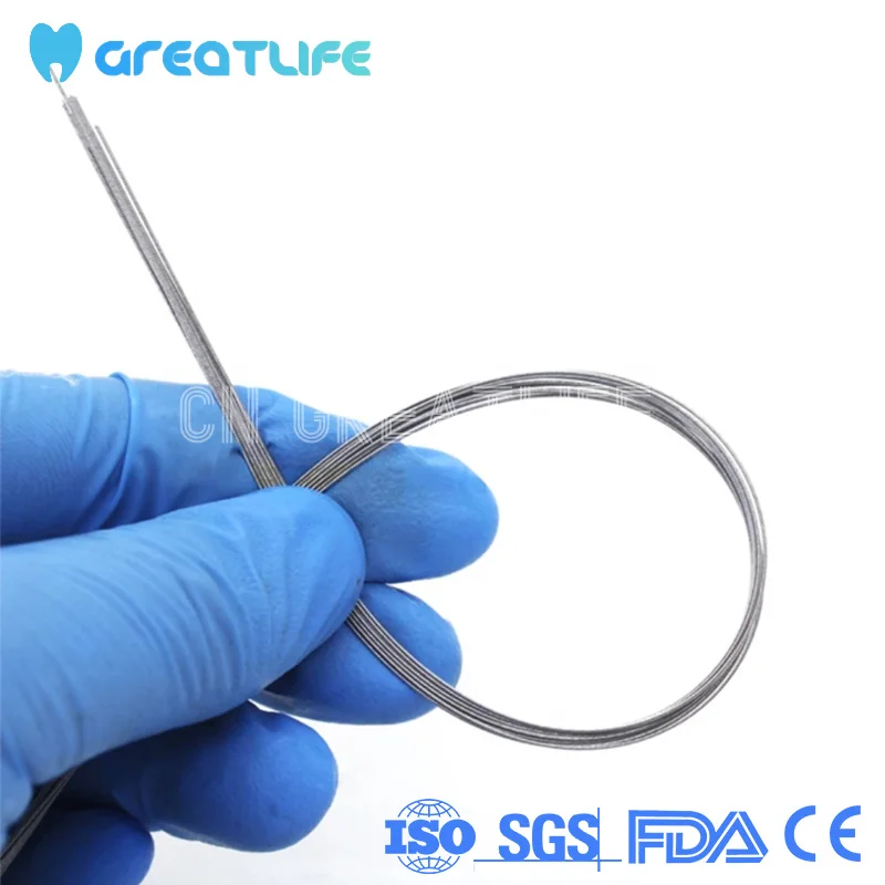 

30pcs High Quality Dentist Materials Orthodontic Lingual Retainer Wire Stainless Steel Lingual Wires Ortho Brackets