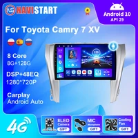 navistart for toyota camry 7 xv 50 55 2014 2017 android 10 car radio multimedia gps navigation 4g wifi carplay android 10 2 din