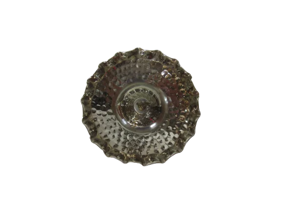 

Handmade Thickened Pure Copper Plates Christmas Party Plates Little Sugar Bowl Silver Grey Decorative Plate