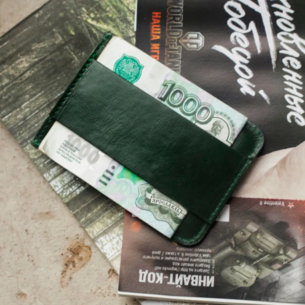 Minimalist wallet Zavtra Green (zav01gre) | Багаж и сумки