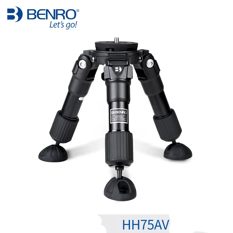 Benro Hi Hat Портативный Видео штатив HH75AV HH100AV с 75 мм 100 чаша подходит половина мяча