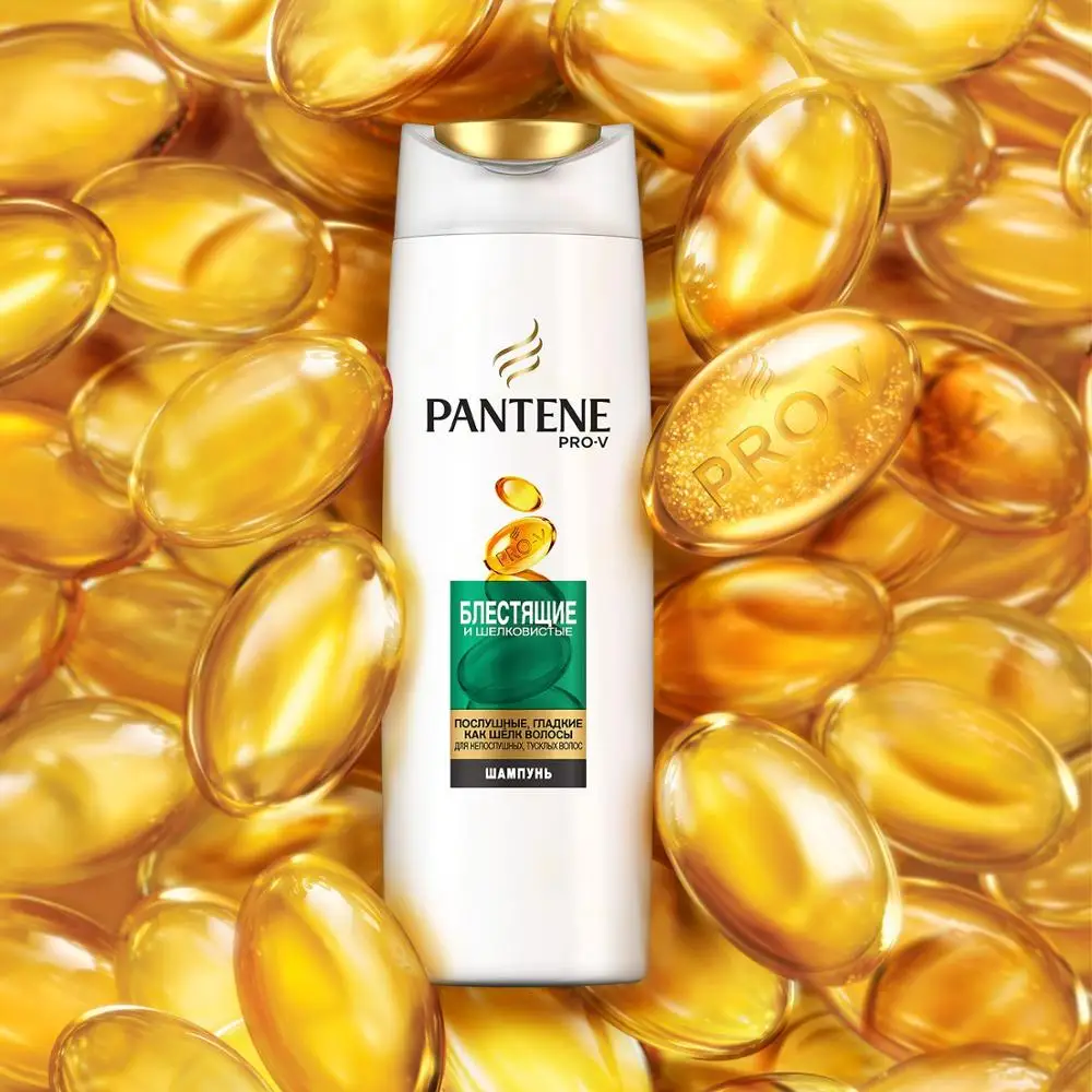 Pantene shampoo shiny and silky 250 ml pantene prov dense strong 90 hair thick thin loose panthene pentene | Красота и здоровье