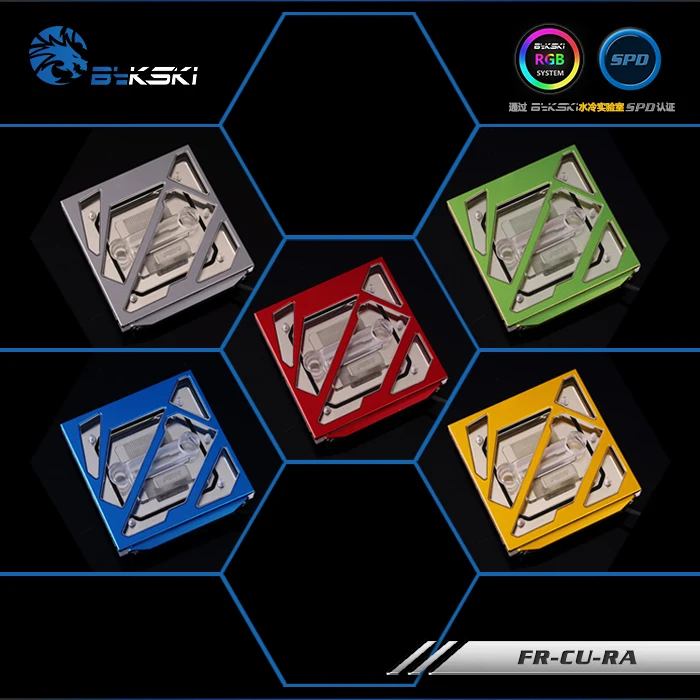 Bykski FR-CU-RA/GT-ROZ-X cpu водоблок для INTEL LGA1150 1151 1155 1156 2011X99 RGB поддержка Большая распродажа водяного охлаждения радиатора