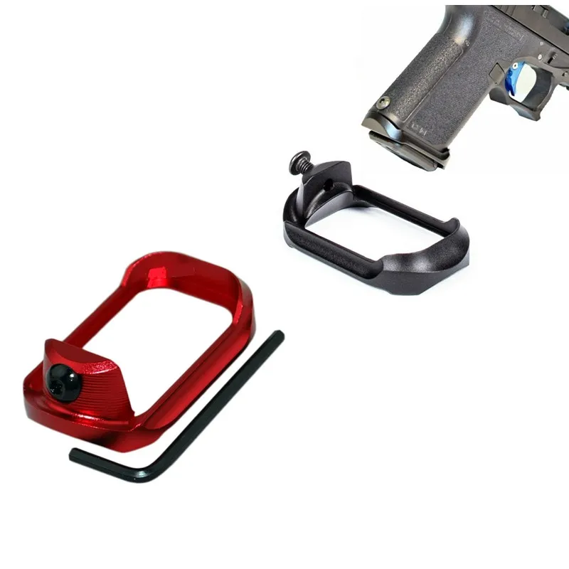 

Анодированный алюминиевый расклешенный Magwell для Glock Polymer P80 Frame PF940C PF940V2, компактный скоростной погрузчик, удлинитель захвата магазина