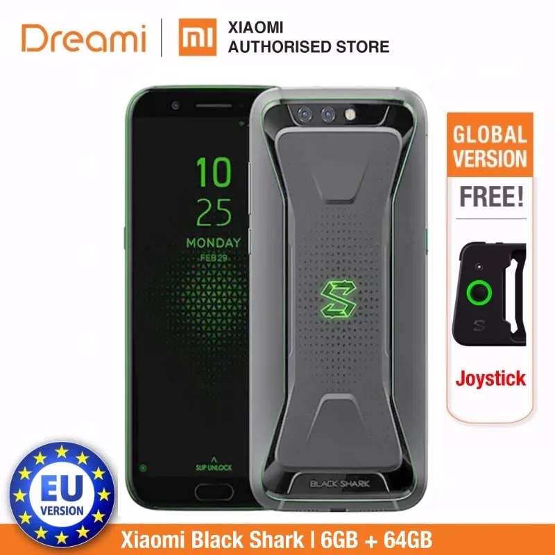 Глобальная версия Xiaomi Black Shark 64 Гб ROM 6 RAM Игровой телефон (официальная Rom) Blackshark