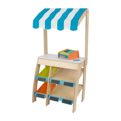Groceries Toys KidKraft Wooden toy trade playground \&quotGrocery\&quot cash register for children toys kids game children's shopping store |
