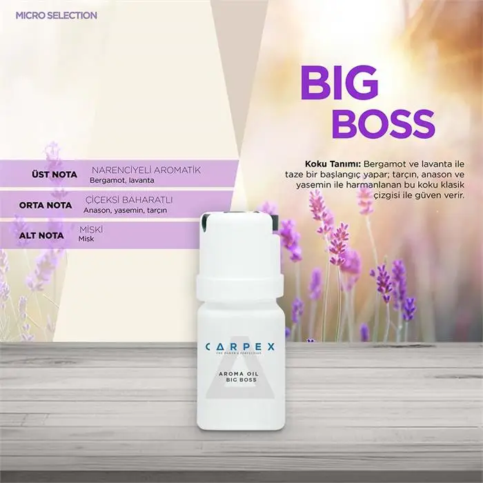 Carpex микро-ароматизатор черный + большой картридж Boss | Дом и сад